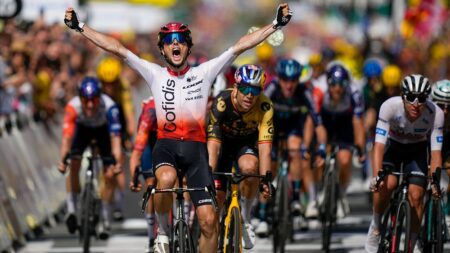 Lafy gives French team Cofidis 1st Tour de France stage win in 15 yrs