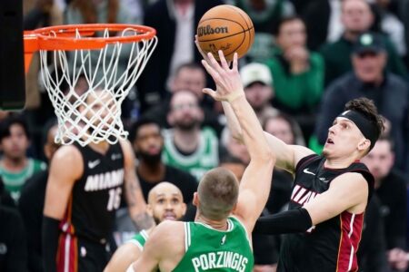 NBA Playoffs: Miami Heat torch Boston Celtics to even series